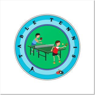 Table Tennis Posters and Art